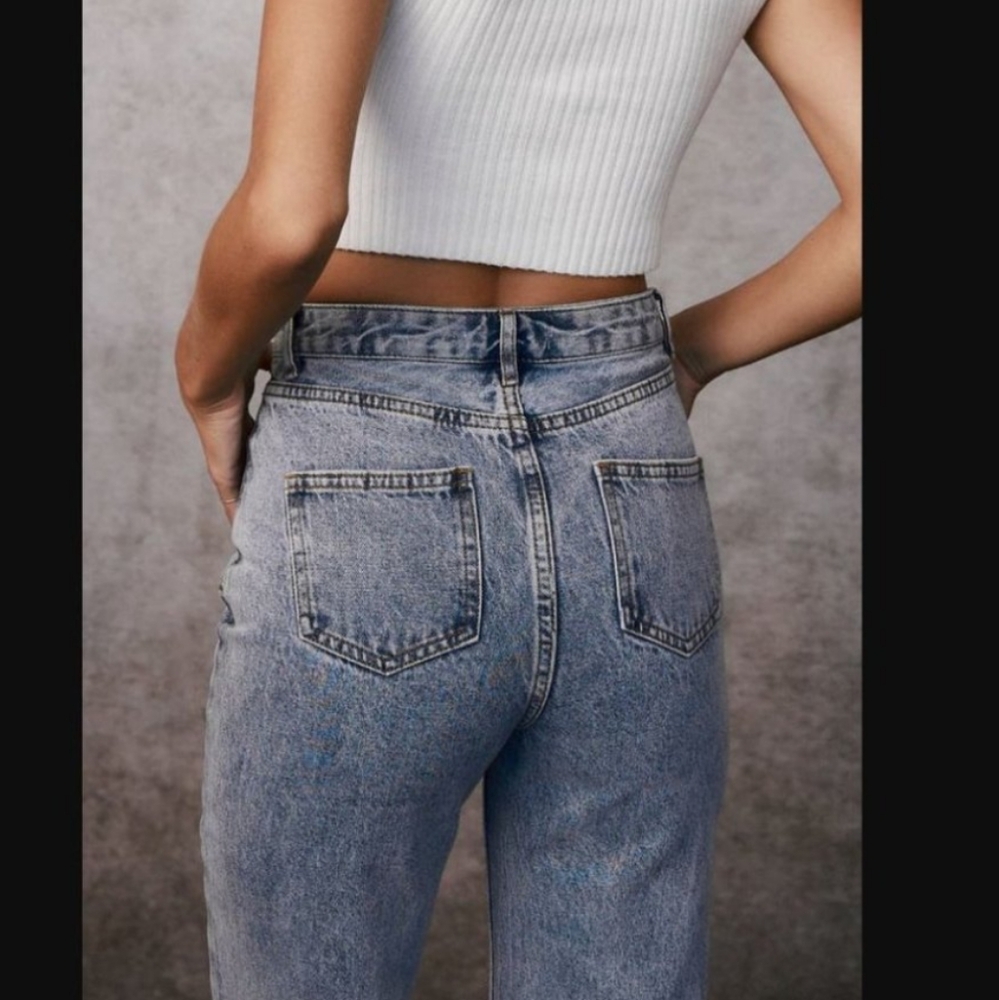 NEW 12th Tribe Dylan Asymmetrical Light Jeans - Picture 2 of 9